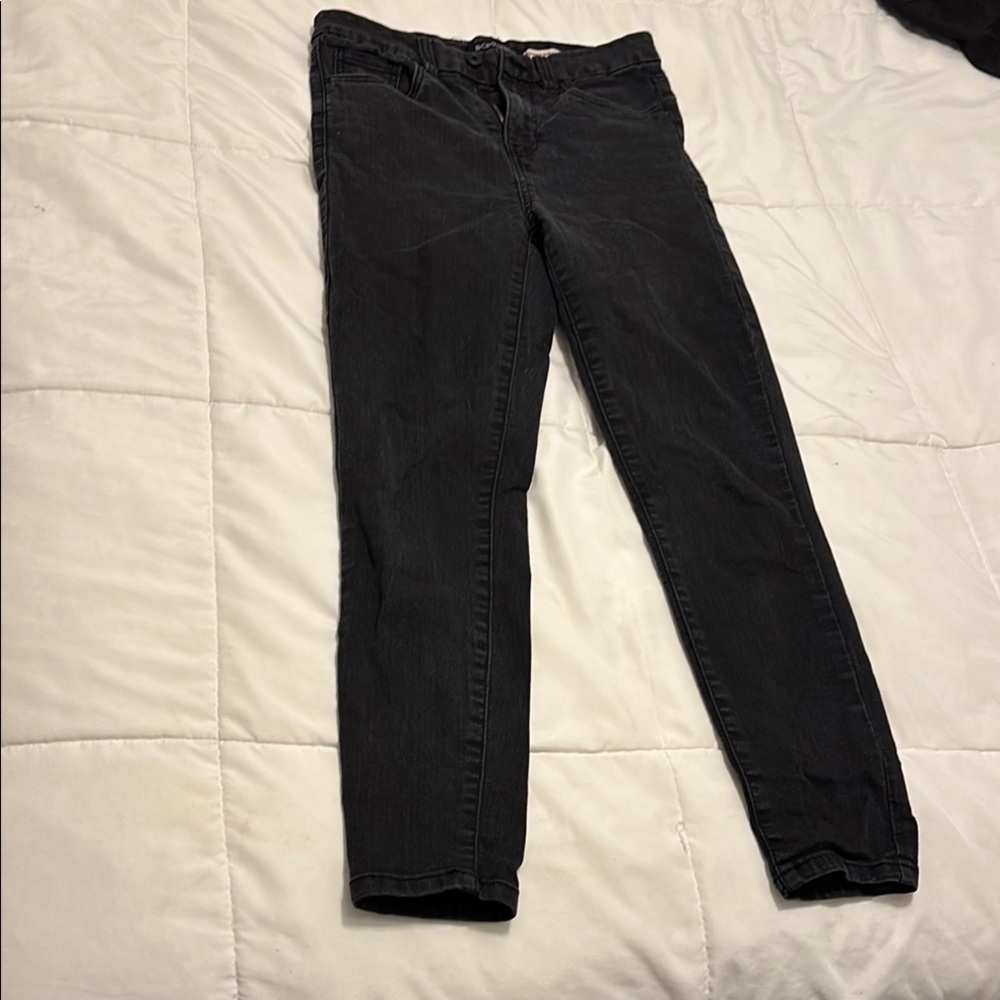 BCBGeneration High-Rise Curvy Skinny Black Jeans